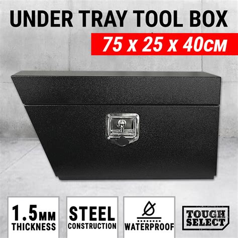 6 tray steel tool boxes 300mm x 600mm|ute under tray tool box.